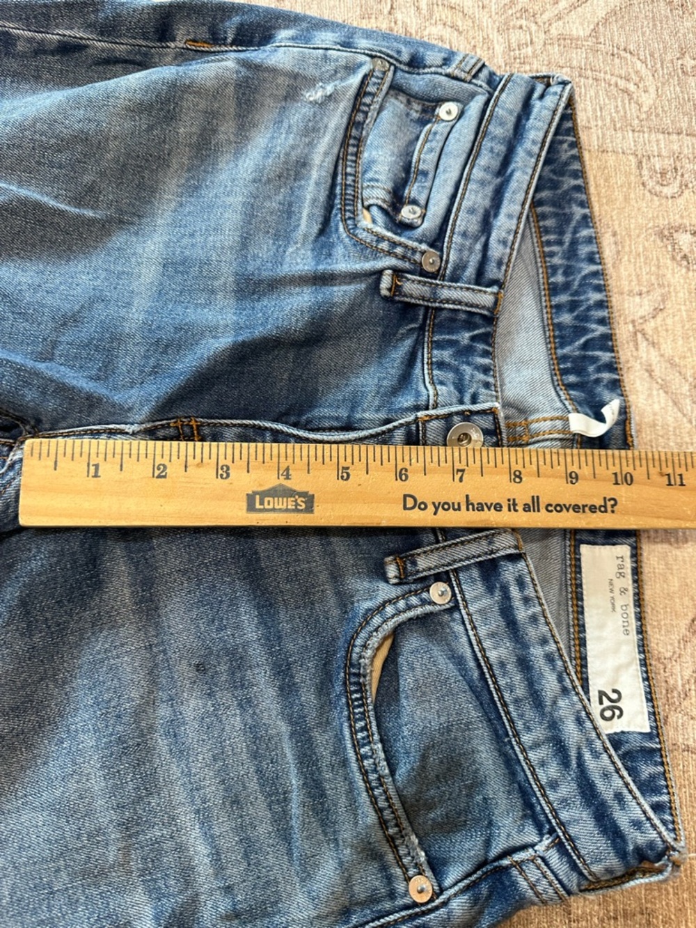 rag & bone Dre Low -Rise Slim Boyfriend Jean - Picture 5 of 7